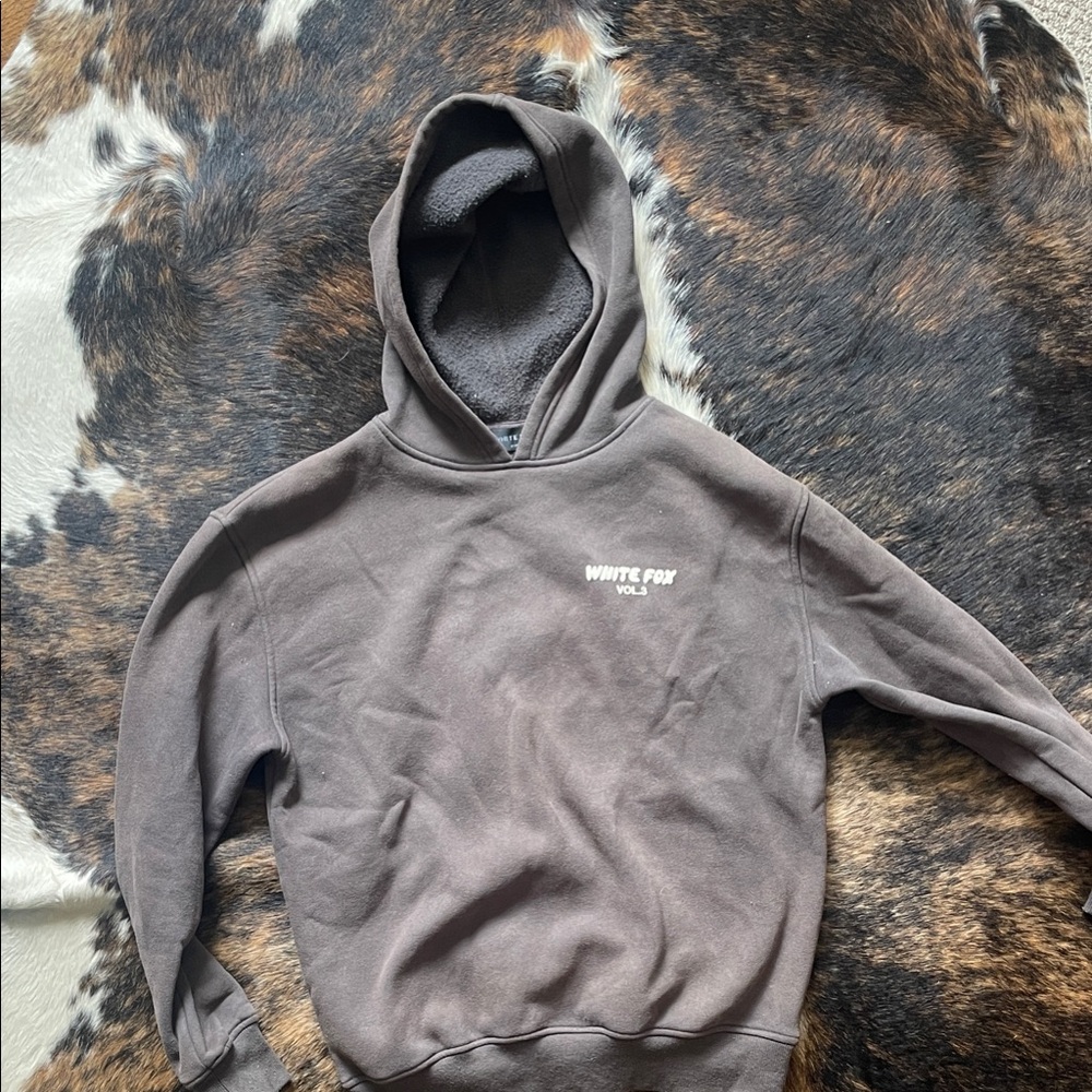 White Fox Boutique Gray Hoodie